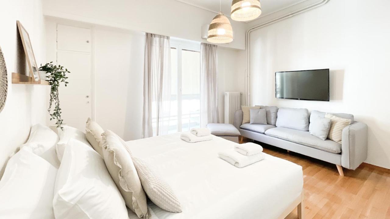 Boho Chic 2Br Apartment In The Center Of Athen Eksteriør billede