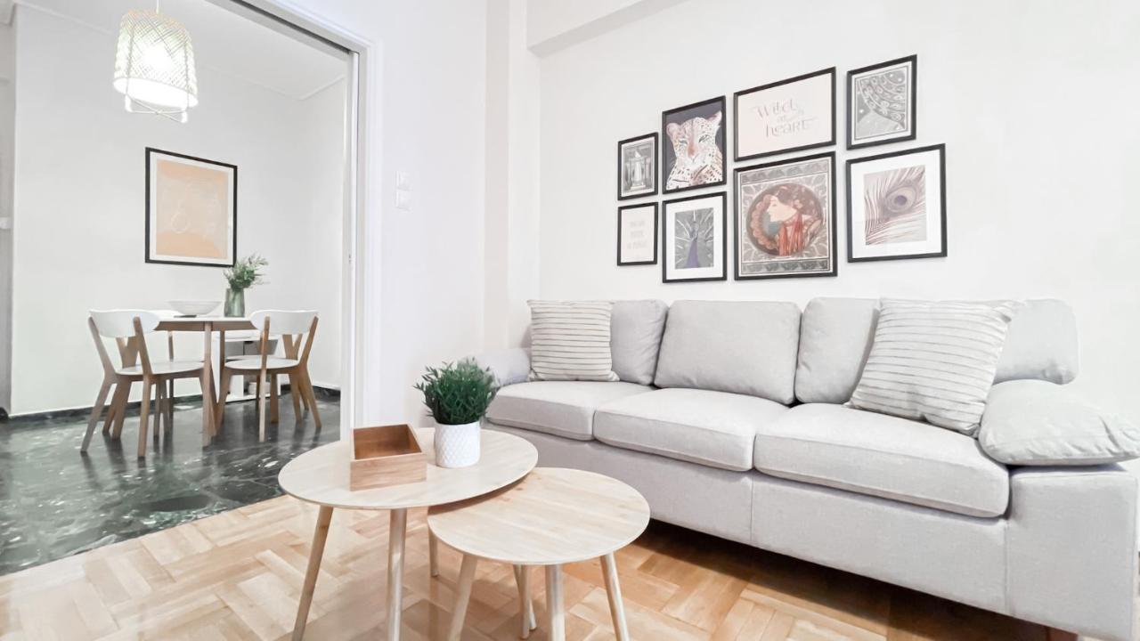 Boho Chic 2Br Apartment In The Center Of Athen Eksteriør billede