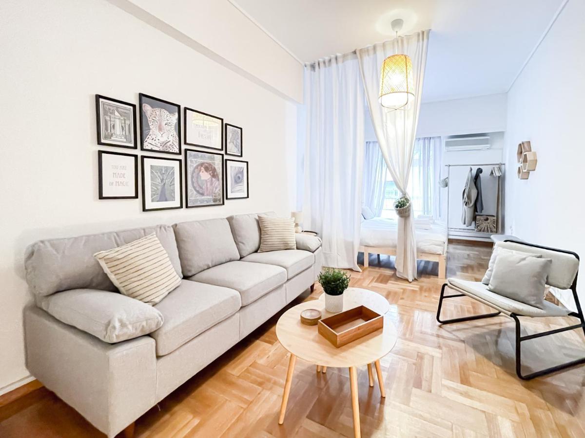Boho Chic 2Br Apartment In The Center Of Athen Eksteriør billede