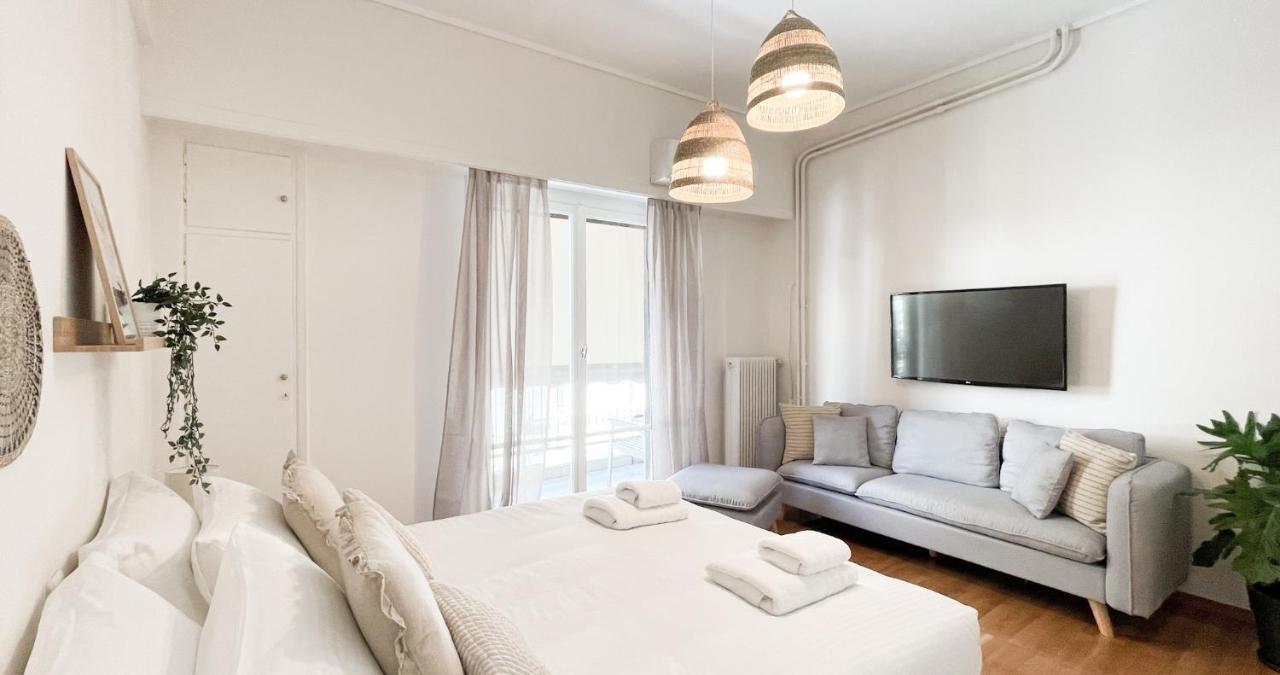 Boho Chic 2Br Apartment In The Center Of Athen Eksteriør billede