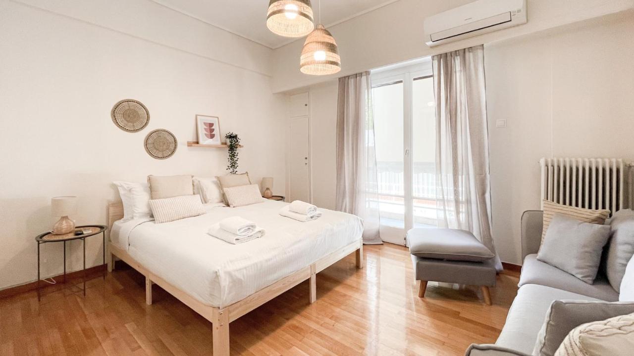 Boho Chic 2Br Apartment In The Center Of Athen Eksteriør billede