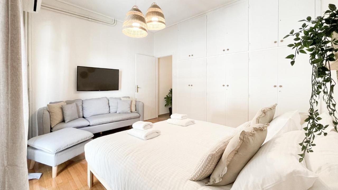 Boho Chic 2Br Apartment In The Center Of Athen Eksteriør billede